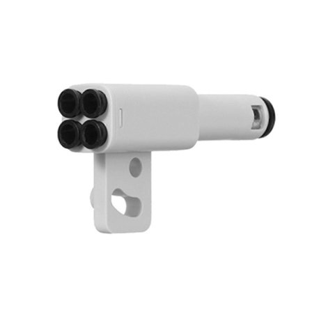 4-i-1 Materialerør Udvidelsesport til Bambu Lab 3D Printer PTFE Adapter til AMS, X1, P1, X1C, P1S