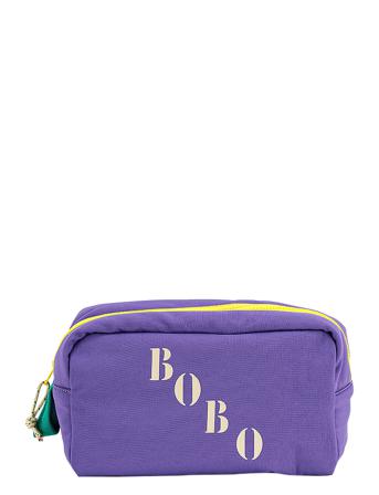 Block Color Padded Pouch Necessär Lila Bobo Choses