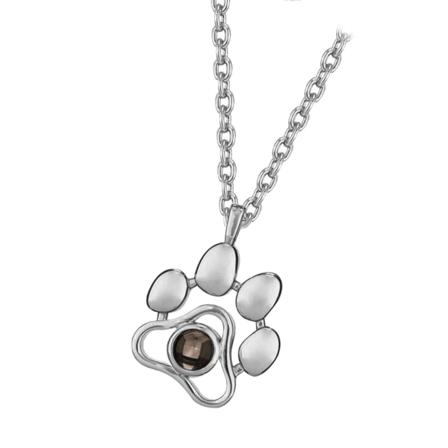 Kvinnor Halsband Pet Paw Palm Print Hängande Hals Smycken