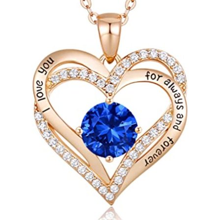 925 Sterling Silver Rose Gold Eternal Love Halsband för Mamma