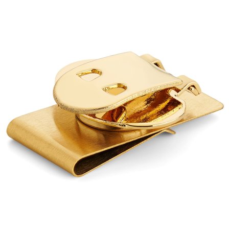 Niewidoczna, magnetyczna spinka do krawata w kolorze złotym dla mężczyzn