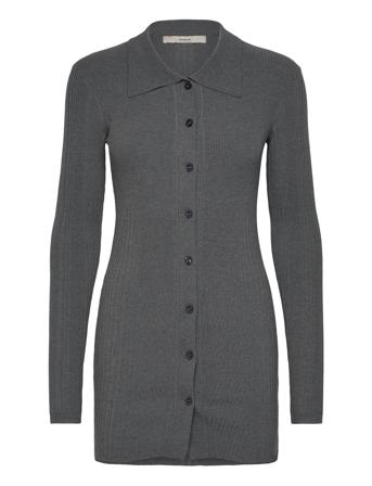 Rib Knit Cardigan REMAIN Birger Christensen Grey