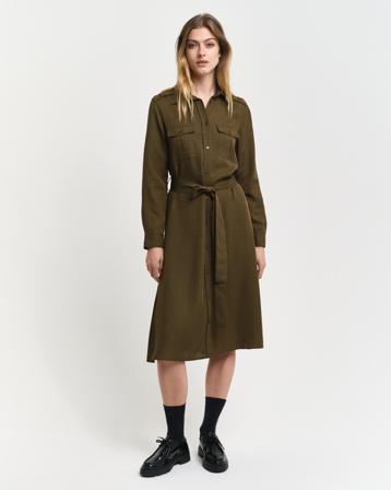 GANT Donna - Abito chemisier con tasca - Taglia 42 - - Donna - Dresses