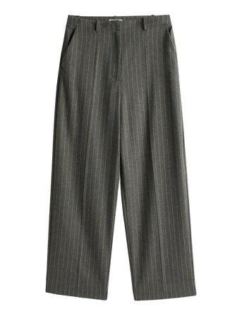 Tommy Hilfiger | Pinstripe Loose Straight Pant | 34