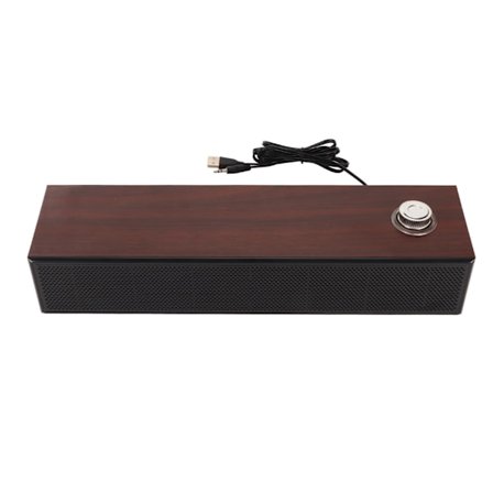 Vintage USB-driven HiFi Stereo Datorhögtalare för Stationär Laptop PC