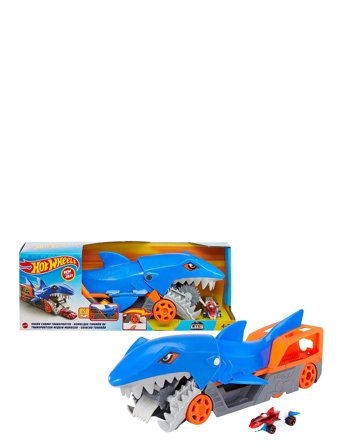 Hot Wheels Hw Shark Chomp Transporter - Blue - ONE SIZE
