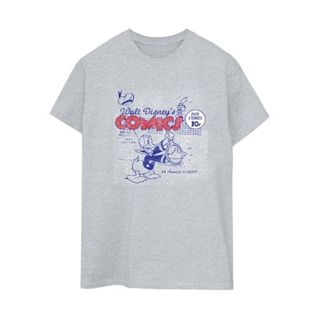 Disney Dam/Kvinnor Kalle Anka Serier Bomull Pojkvän T-Shirt