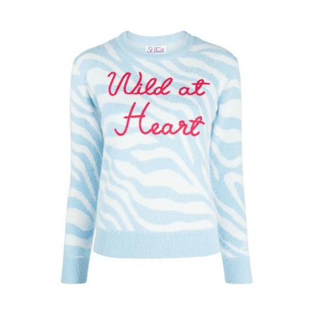 MC2 Saint Barth Maglia Wild at Heart Blå, Dame Striktrøjer