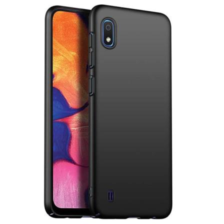 Samsung A10 Ultratunn Gummibelagd Mattsvart Skal Basic V2 Svart