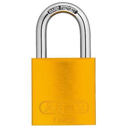 ABUS 72/40 Hengelås 74 x 39 mm, herdet bøyle Gul, Dør- & vindusbeslag
