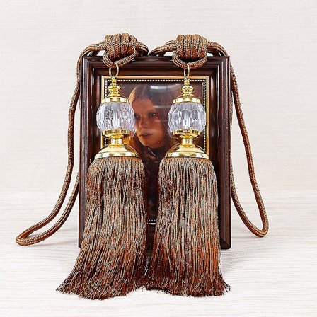 2 kpl Verhotaskut Helmillä, Verhotaskut Naru Ikkunaverhot Koristeet Tassel Verhotaskut Verhonaru Tarvike