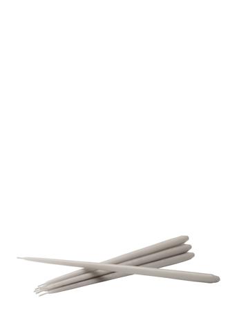 Stoff Taper Candles By Ester & Erik, Box With 6 Pieces Home Decoration Candles Pillar Candles Beige STOFF Nagel