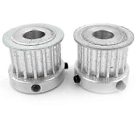 16 Tands Remskive til Skateboard N63 Motor 10mm Aksel 16T Remskive Udskiftning til Elektrisk Skateboard Passer HTD-5M Rem, 2 stk.