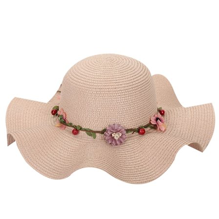 Dam stråhatt Bred brätte Beach Sun Cap