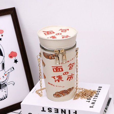 PU Cylindrisk påse Summer Milk Tea Bag 4 4