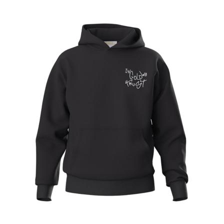 In Gold We Trust, Hoodies Zwart, Heren, Maat:S