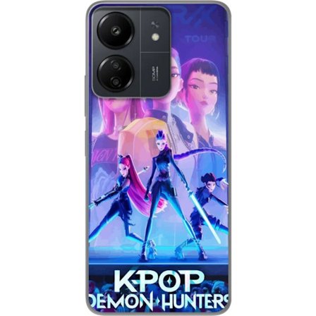 Kompatibelt Mobilskal till Xiaomi Xiaomi Redmi 13C Trendiga KPop Demon Hunters docka figur