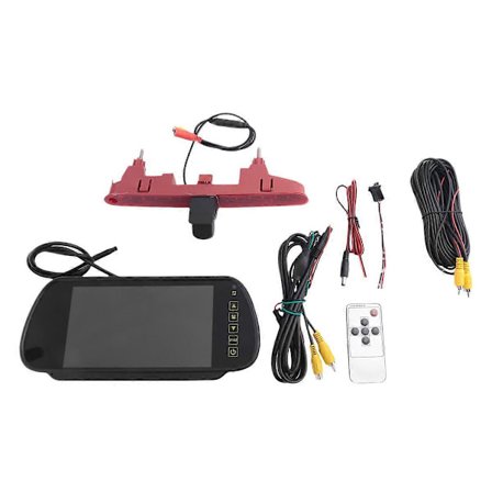 3. bremselys ryggekamera med AV-skjerm Kompatibel med Berlingo Partner Combo ProAce