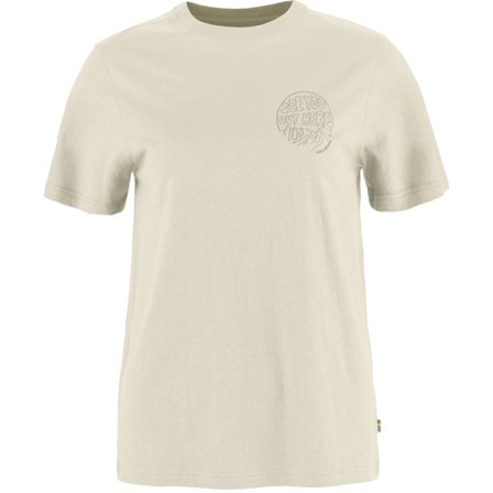 Fjällräven Hemp Blend Out Here T-Skjorte XL - female - Chalk White - T-Skjortes & tank tops