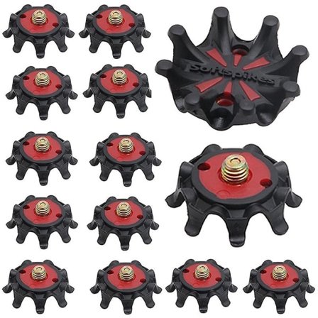 14 stk Golfpigger Twist Quick Turn Skospiker Slitesterkt Erstatningssett Knotter Pigger Golfsko Deler