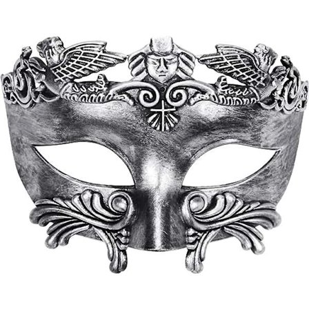 Antikk gresk spartansk kriger romersk maskerademaske menn venetiansk maske bryllupsballmaske Mardi Gras-maske bryllupsballmaske burleskballfest