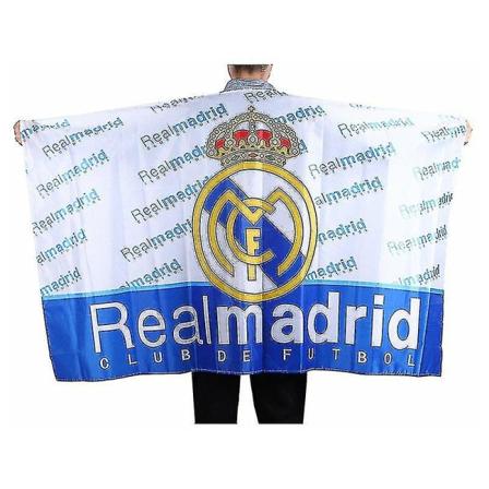 Real Madrid Flag (VM 2022) (100% Polyester og størrelse 86*138)