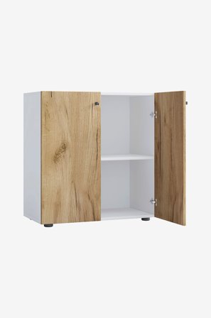 VCM - Toimistokaappi Lona L saranaovilla - Valkoinen - Kaapit - - Homeroom