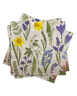 Servetter Landskapsblomma Grön - Pixie Design