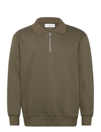 Lindbergh | Sweat Polo With Zip L/S | L