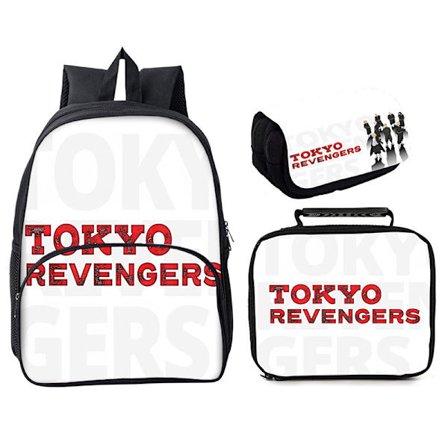 Tokyo Revengers Ryggsäck 3 delar 16 väska Style 26