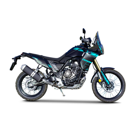 Sadá Polepů Uniracing 60th Anniversary Graphics Petronas-Černá - Yamaha Tenere 700 Rally Edition 2019-2024