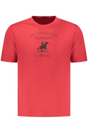 U.s. Grand Polo T-shirt Maniche Corte Uomo Rosso