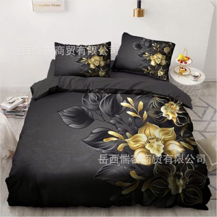 Digitaltrykt sengetøysett med flere temaer (3 deler): Tar "multiverset" inn i soverommet. Dynetrekk: 240*220 cm; Putetrekk: 50*75 cm * 2 deler