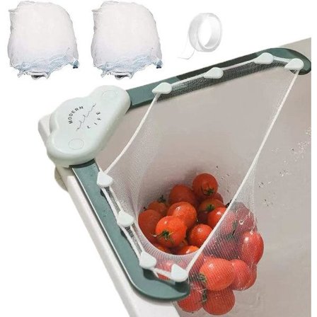 Triangel Tri-Holder Filter med 200 st Sink Sil Bag Kitche