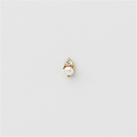Liz Pearl Piercing - 18K VERGOLDETES STERLINGSILBER