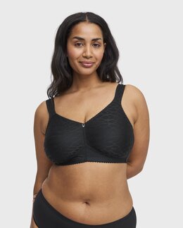 RITA DELIGHT mjuk-bh med formpressade kupor Svart - B80 - Swegmark