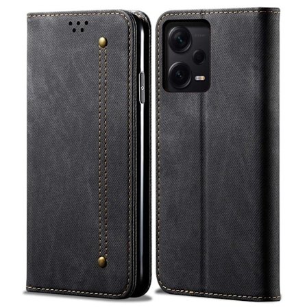 Jeans Xiaomi Redmi Note 12 Pro Plus fodral - Svart