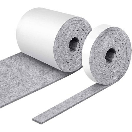 Selvklæbende Filtpude, Selvklæbende Møbelfilt, Klæbende Filt 2 Ruller Gratis Klip af Enhver Størrelse Eller Form Filtpude Til Bordstol Sofaben