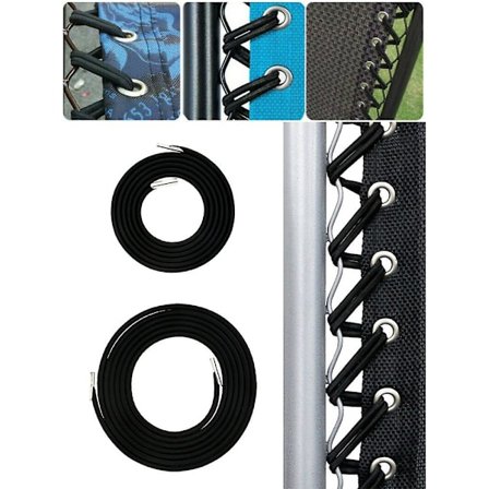 4x Udskiftningssnor til solstole, elastiske snore, 4 stk.