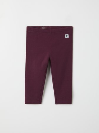 Polarn O. Pyret - PLAY Leggings - 62 - Childrenswear - burgundy