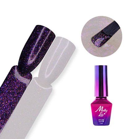Mollylac - Top no wipe - Violet Show - UV-gel/LED - Topcoat