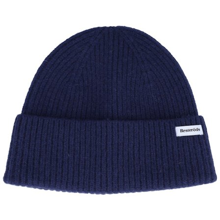 Resteröds - Azul cuff Beanie - Wool Beanie Navy Cuff @ Hatstore