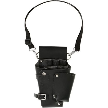 Ammattimainen salonki nahkainen parturi sakset leikkauspussi pidike kotelo parturi salonki parturi setti