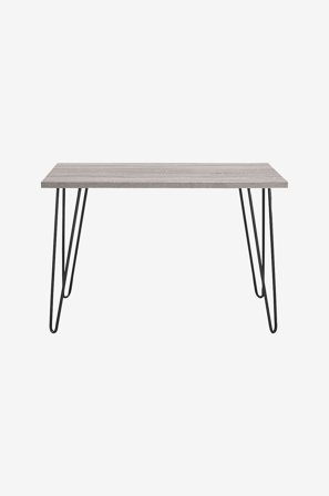 Dorel Home - Databord Owen Retro - Grå - Skrivebord - Fra Homeroom