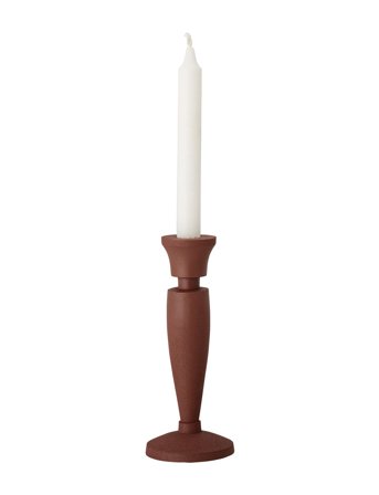 Bloomingville Isel Lysestage, Orange, Aluminium - Brown - ONE SIZE