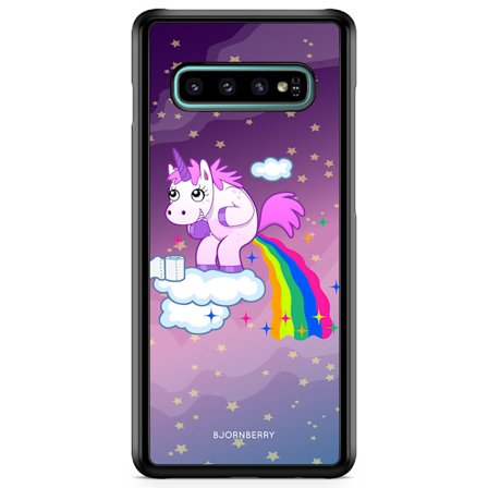 Bjornberry Skal Samsung Galaxy S10 Plus - Bajsande Enhörning