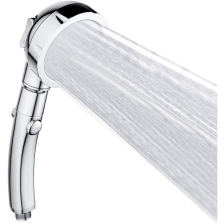Revolutionize Your Shower Experience, High Pressure Shower Head with Pause Function, 3 Spray Settings for Customizable Bathing, Water Saving Micro