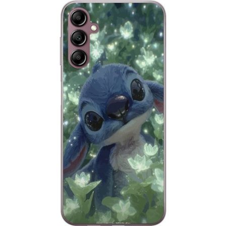 Yhteensopiva Puhelinkuori Samsung Galaxy A14 5G Stitch kukka kawaii Disney alien sininen