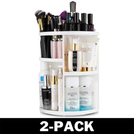 Organizer För Smink - Roterande Sminkbehållare 2-pack