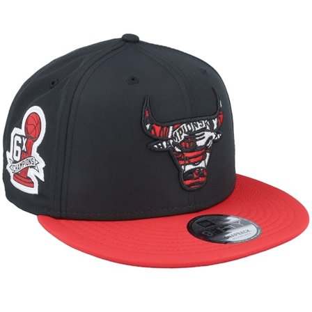 New Era - NBA Sort snapback Kasket - Chicago Bulls Infill 9FIFTY Black/Red Snapback @ Hatstore